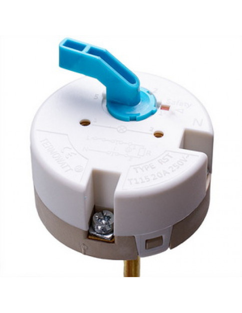 Термостат для бойлера Atlantic RT0050LF Thermowatt TSE 16A 250V, стрижень L=265mm, 83°C