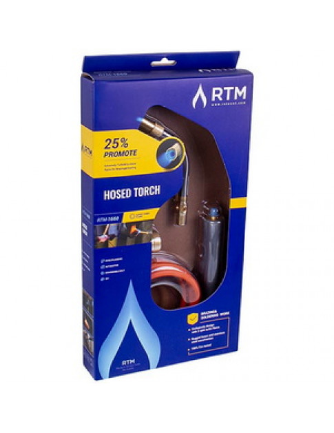 Газовая ручная горелка RTM 1660 (под МАПП газ, со шлангом)
