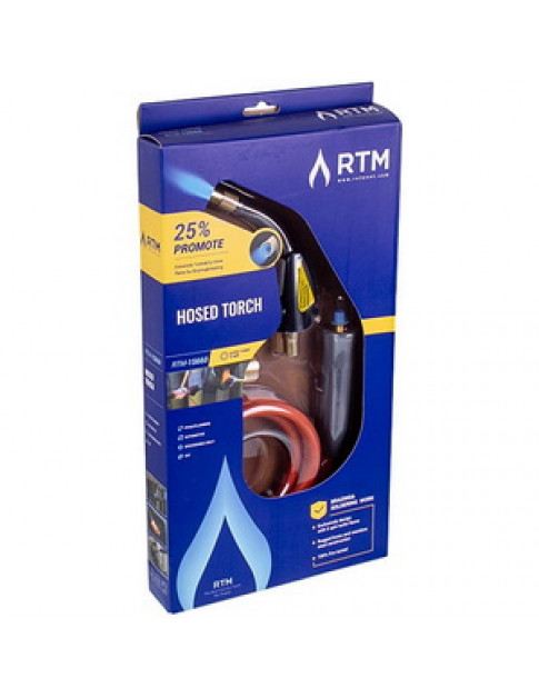 Пальник газовий ручний RTM 1S660 (під МАПП газ, з п&aposєзорозпалом і шлангом)