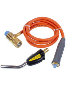 Газовый ручной паяльник RTM HT-3S (HT 1S 660) (для МАПП-газ, с пьезоподжигом и шлангом)