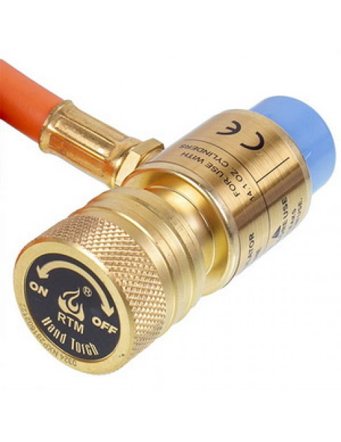 Пальник газовий ручний RTM HT-3S (НТ 1S 660) (під МАПП газ, з п&aposєзорозпалом і шлангом)