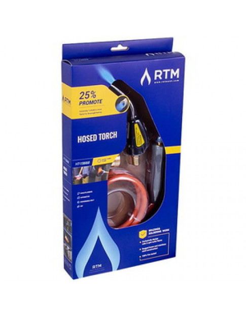 Пальник газовий ручний RTM HT-3S (НТ 1S 660) (під МАПП газ, з п&aposєзорозпалом і шлангом)