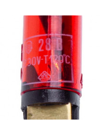 Лампочка індикації для бойлера SWT707UN L=55mm 230V 120°С D=9mm (2 контакти)