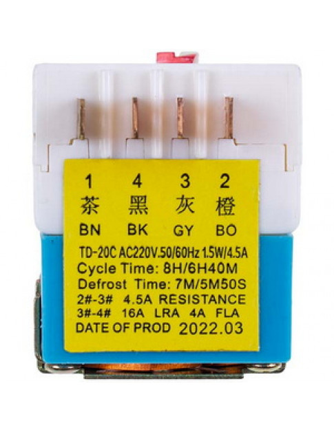 Таймер разморозки TD-20 для холодильника