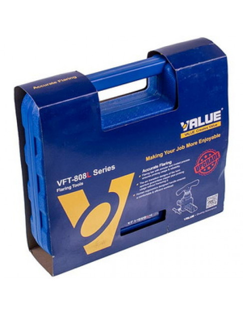 Набор для обработки труб VALUE VFT 808-I Диаметр трубы= 1/4'' - 3/4''