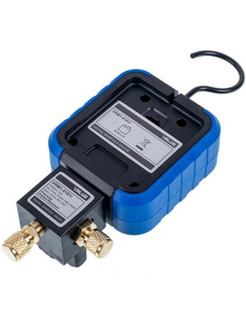 Манометричний колектор 1-вентильний VALUE  VRM1-0101 NAVTEK (електронний манометр) + шланги 2шт.