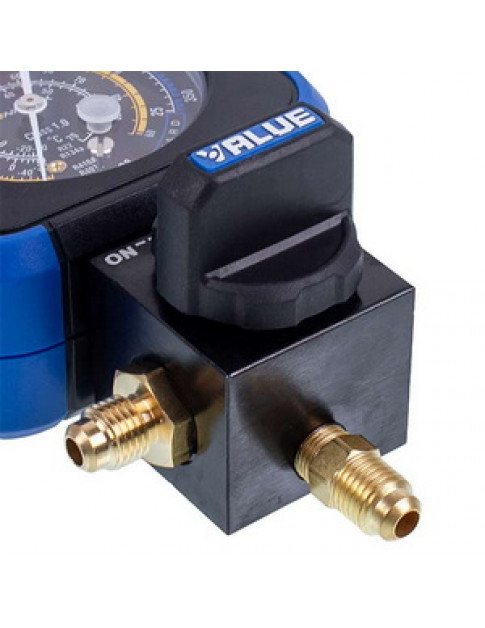 Манометричний колектор 1-вентильний VALUE  VRM1-B-404 NAVTEK низького тиску (R22 R134a R410a)