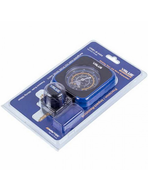 Манометричний колектор 1-вентильний VALUE  VRM1-B-404 NAVTEK низького тиску (R22 R134a R410a)