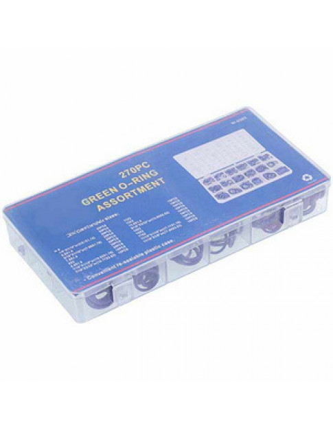 Набор уплотнителей уплотнительных колец W-8085 (18 видов, 270 шт.) для автомобильного кондиционера