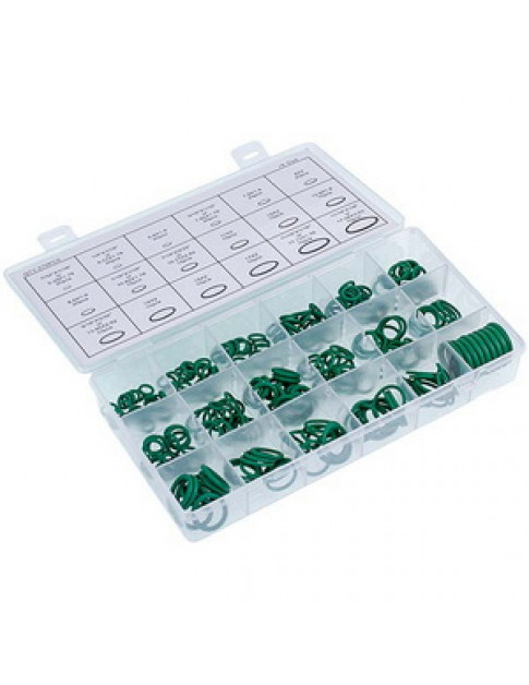 Набір ущільнювачів O-Ring W-8085 (18 видів, 270 шт.) для автомобільного кондиціонера