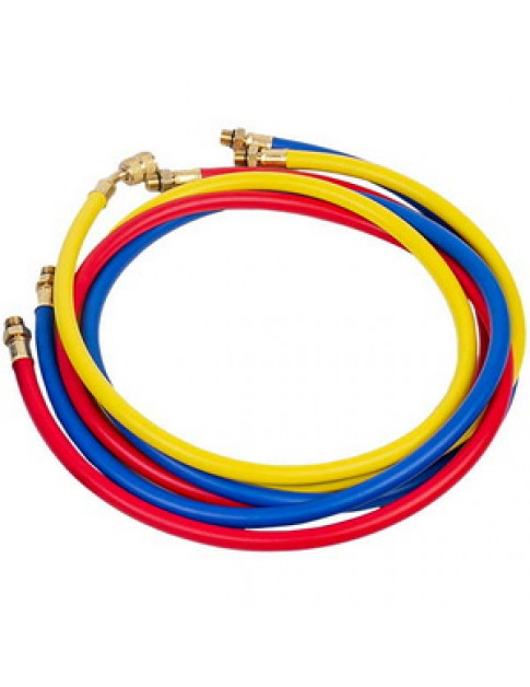 Манометрический коллектор 2-вентильный VMG -2 R1234YF (R1234) Value + шланги 3шт.x900мм + 2 муфты