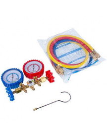 Манометрический колектор 2-вентильний XM-R536G R-134 (R-22 R-404 R-12) + шланги 3шт