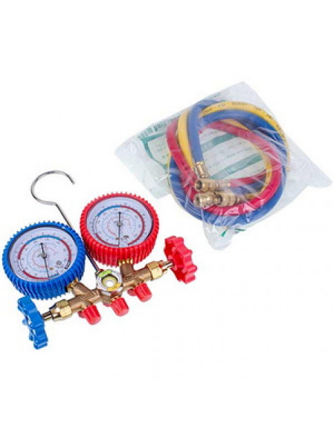 Манометрический колектор 2-вентильний XM-R536G R-22 (R-12 R-502) + шланги 3шт