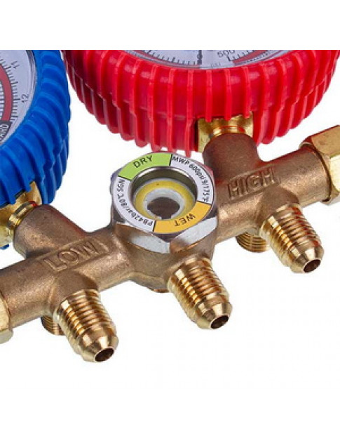 Манометрический колектор 2-вентильний XM-R536G R-22 (R-12 R-502) + шланги 3шт