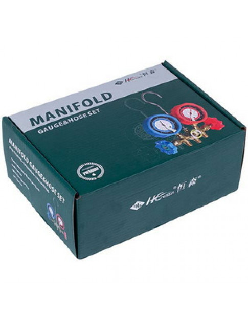 Манометрический колектор 2-вентильний XM-R536G R-22 (R-12 R-502) + шланги 3шт