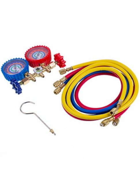 Манометрический колектор 2-вентильний XM-R560G R-22 (R-12 R-502) + шланги 3шт