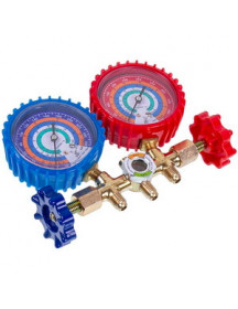 Манометрический колектор 2-вентильний XM-R560G R-22 (R-12 R-502) + шланги 3шт