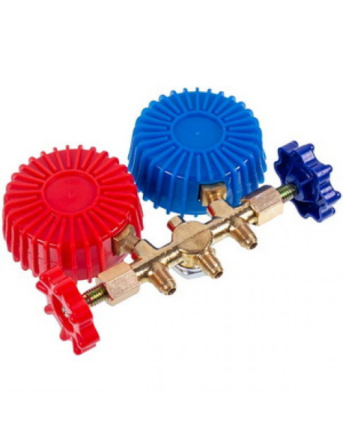 Манометрический колектор 2-вентильний XM-R572G R-410 (R-22 R-134 R-404) + шланги 3шт.x1800mm Манометрический колектор 2-вентильний XM-R572G R-410 (R-22 R-134 R-404) + шланги 3шт.x1800mm