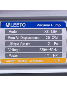 Вакуумный насос LEETO XZ-1.5А (1 ступень 70 л/мин)