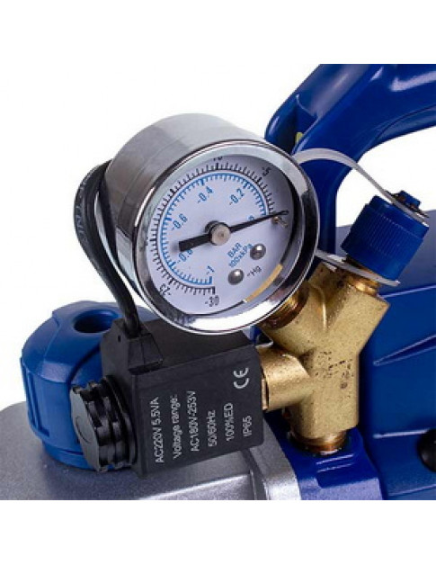 Вакуумний насос з манометром LEETO XZ-1B-SV (1 ступ. 42 л/хв.)