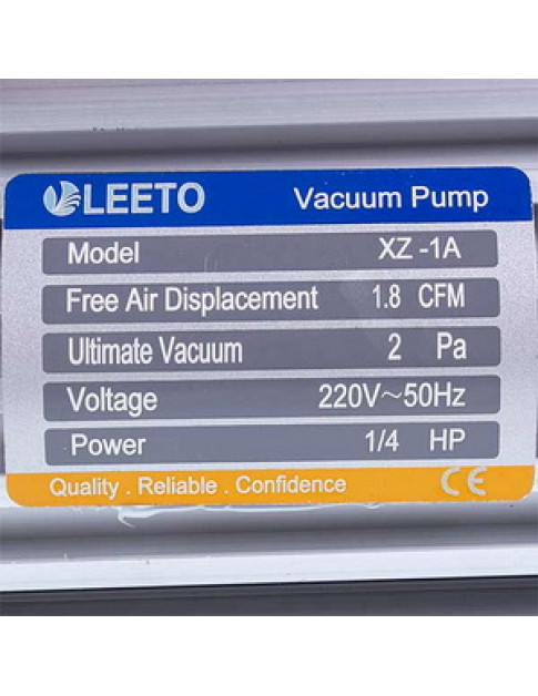 Вакуумный насос LEETO XZ-1А (1 ступень 50 л/мин.)