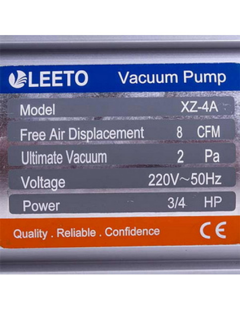 Вакуумный насос LEETO XZ-4A (1 ступень 226 л/мин.)