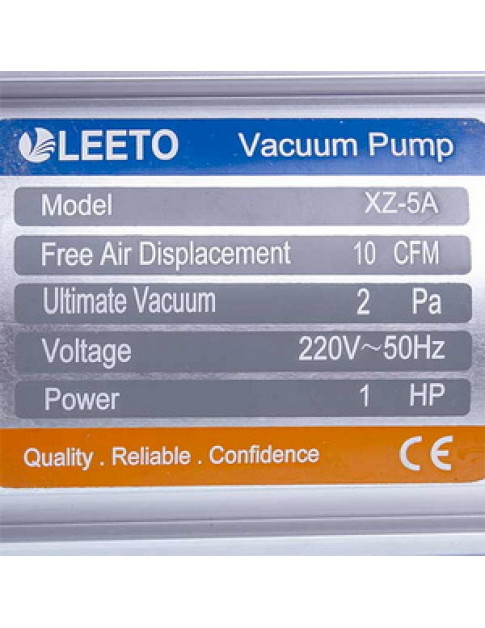 вакуумный насос LEETO XZ-5A (1 ступень 283 л/мин)