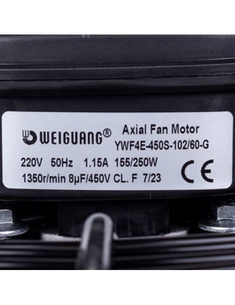 Осьовий вентилятор Weiguang YWF4E-450S-102/60-G 220V 1350rpm 4620 м3/год