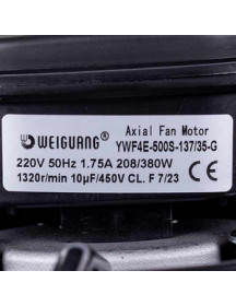 Осьовий вентилятор Weiguang YWF4E-500S-137/35-G 220V 1320rpm 6420 м3/год Осьовий вентилятор Weiguang YWF4E-500S-137/35-G 220V 1320rpm 6420 м3/год