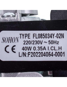 Вентилятор Sohon FL085034Y-02 40 Вт для газового котла Rocterm Emerald, Ruby, Zoom AA10020002