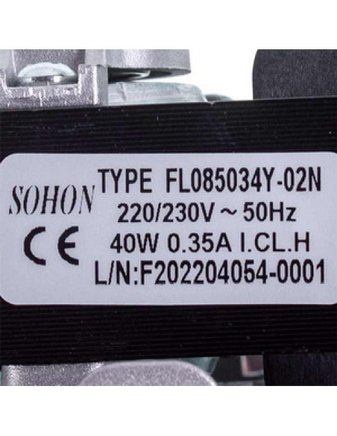 Вентилятор Sohon FL085034Y-02 40 Вт для газового котла Rocterm Emerald, Ruby, Zoom AA10020002
