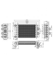 Теплообмінник бітермічний для газового котла Zoom AA10070008
