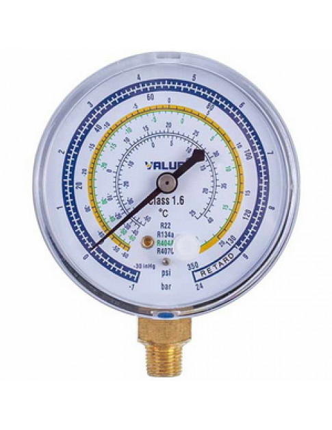 Манометр низького тиску BBL VALUE (D корпусу=68mm, R22 R134 R404 R407)