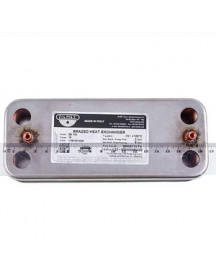 Теплообмінник пластинчастий ГВП Zilmet (16 пластин) для газового котла Ariston, Ferroli, Biasi, Viessmann BI1001102 Теплообмінник пластинчастий ГВП Zilmet (16 пластин) для газового котла Ariston, Ferroli, Biasi, Viessmann BI1001102