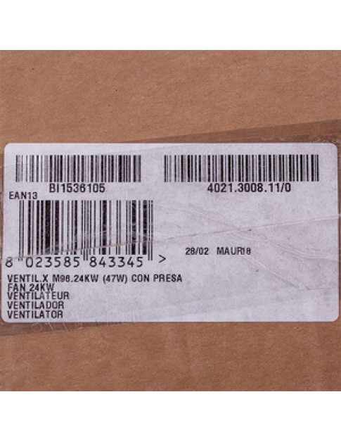 Вентилятор Fime GR03630 47 Вт для газового котла Biasi M96A 24 кВт BI1536105