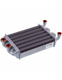 Теплообмінник бітермічний Valmex (81 ламель) для газового котла Biasi Binnova M297 24 кВт BI1592100