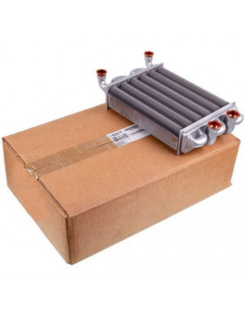Теплообмінник бітермічний Valmex (81 ламель) для газового котла Biasi Binnova M297 24 кВт BI1592100