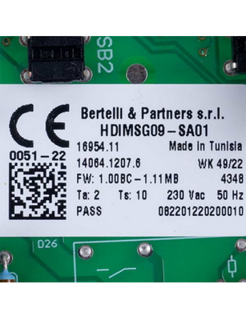 Плата керування B&P HDIMSG09-SA01 для газового котла Biasi Rinnova, Inovia M290 BI2225100