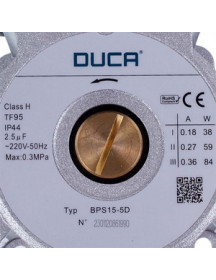 Насос циркуляційний Duca BPS 15-5D 84 Вт D=21 мм (зворотне обертання) для газового котла Bosch/Buderus