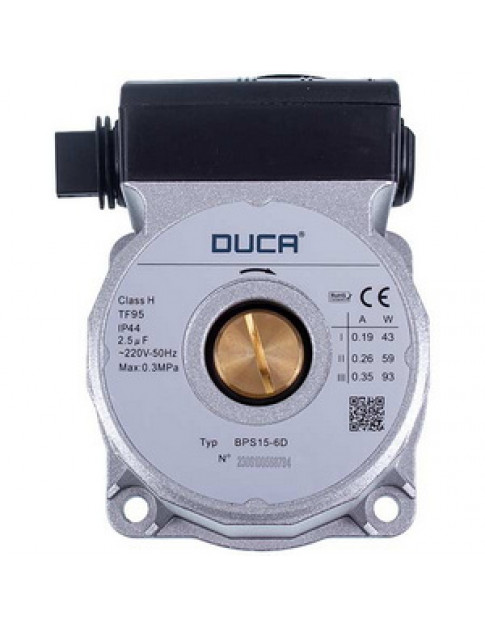 Насос циркуляційний Duca BPS 15-6D (21) 93 Вт для газового котла