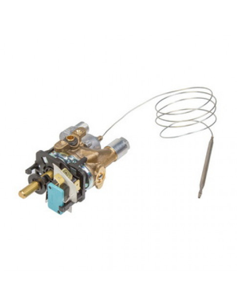 Кран газовий духовки (з термостатом) для газової плити Indesit C00084906