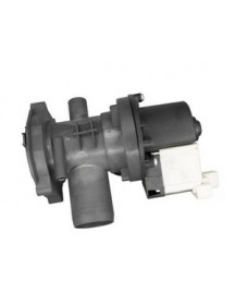 Помпа (насос) для пральної машини Indesit C00089668 (в зборі) (контакти спарені ззаду, на 3 саморізи)