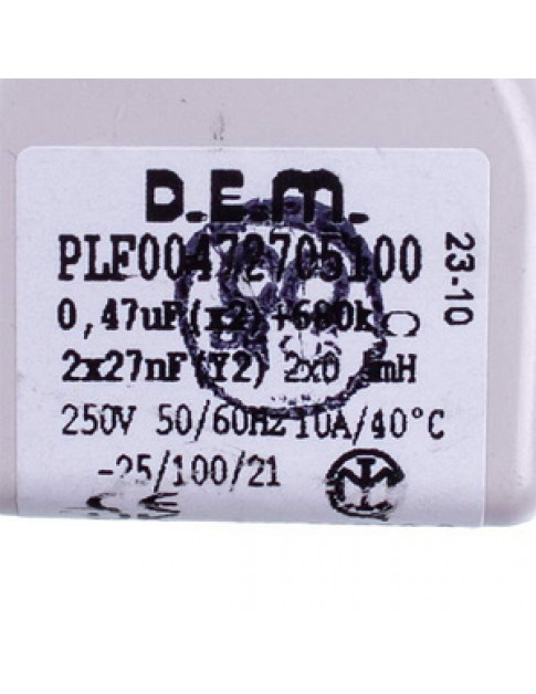 Indesit C00091633 Мережевий фільтр для пральної машини