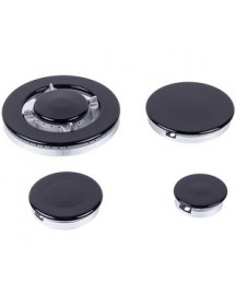 Набір пальників-розсікачів з кришками для газової плити Indesit C00091686