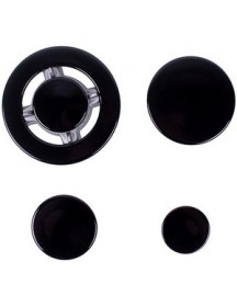 Набір пальників-розсікачів з кришками для газової плити Indesit C00091686