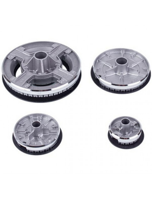 Набір пальників-розсікачів з кришками для газової плити Indesit C00091686