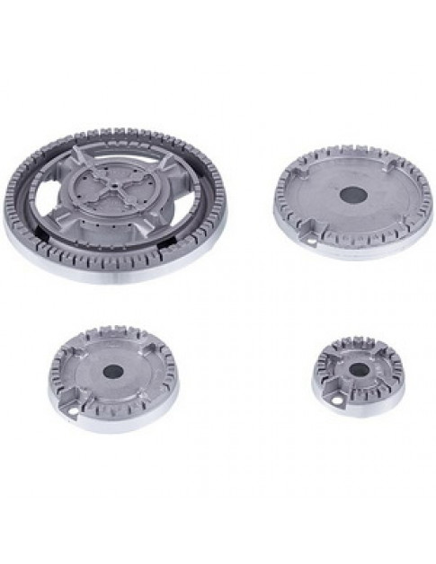 Набір пальників-розсікачів з кришками для газової плити Indesit C00091686