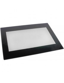 Внутрішнє скло дверей 530x395mm з кронштейнами C00142926 для духовки Ariston