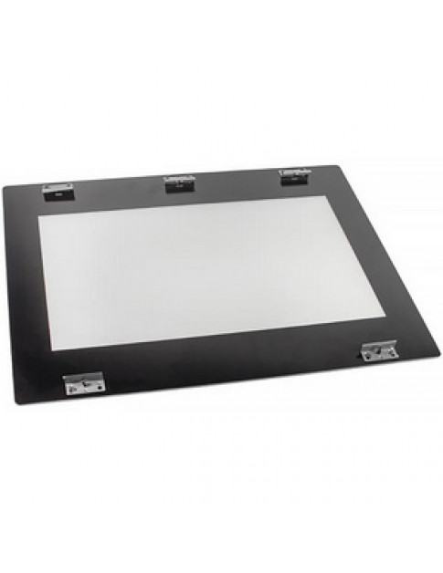 Внутрішнє скло дверей 530x395mm з кронштейнами C00142926 для духовки Ariston Внутрішнє скло дверей 530x395mm з кронштейнами C00142926 для духовки Ariston