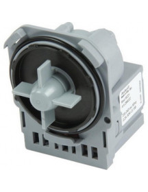 Помпа (насос) для пральної машини Indesit C00285437 30 Вт (контакти спарені ззаду, на 3 засувки)